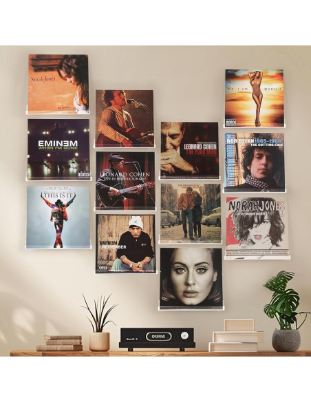 Soportes para Discos de Vinilo Optish - Paquete de 12 Unidades