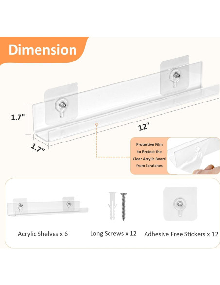 Soportes para Discos de Vinilo Optish - Paquete de 12 Unidades