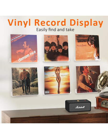 Soportes para Discos de Vinilo Optish - Paquete de 12 Unidades