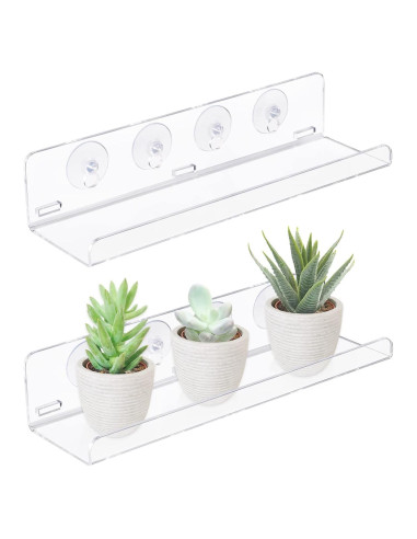 Estantes Flotantes para Ventana Sumerflos 2 Pack 35.5x10.2cm