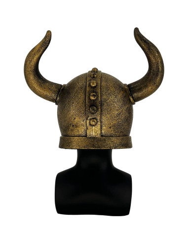 Casco Vikingo con Cuernos para Niños LOOYAR - Juguete Disfraz