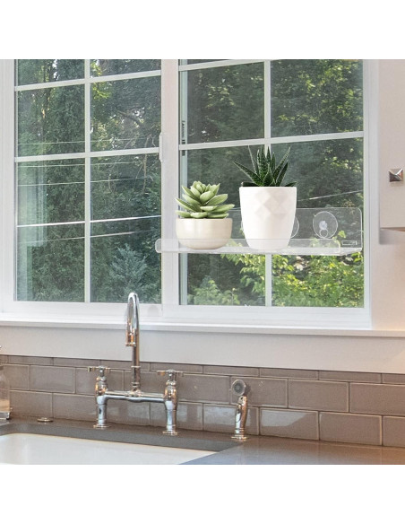 Estantes Flotantes para Ventana Sumerflos 2 Pack 35.5x10.2cm