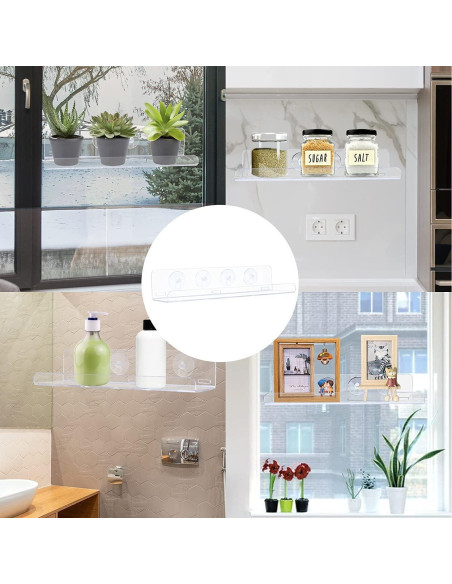 Estantes Flotantes para Ventana Sumerflos 2 Pack 35.5x10.2cm