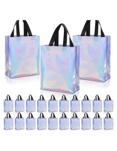 Bolsas de Regalo Iridiscentes Sadnyy 48 Piezas 20x10x25 cm