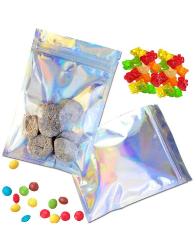 100 Bolsas Reutilizables a Prueba de Olores Tayfremn 10x15 cm