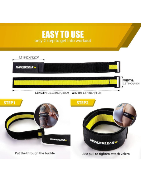 Bandas de Restricción de Flujo Sanguíneo MANUEKLEAR RB-01