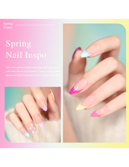 Set de Esmalte de Uñas Gel Neon Pastel Beautpal 10pcs 7ml