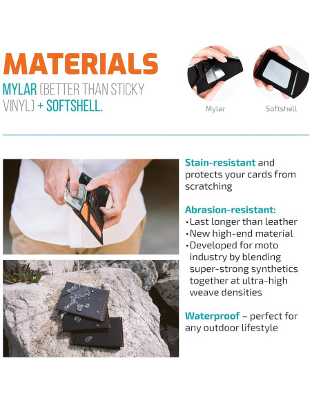 Cartera Minimalista Vegana SlimFold MICRO Hombre RFID Cartera Minimalista Vegana SlimFold MICRO Hombre RFID