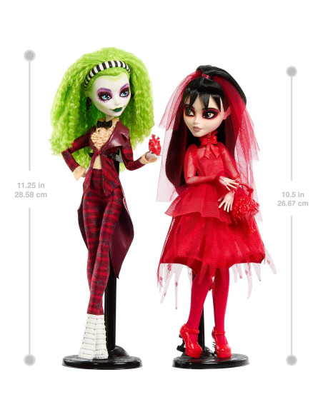 Muñeca Coleccionable Monster High Skullector Beetlejuice 2-Pack