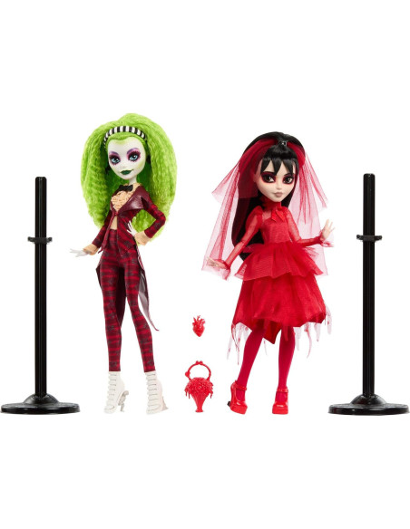 Muñeca Coleccionable Monster High Skullector Beetlejuice 2-Pack