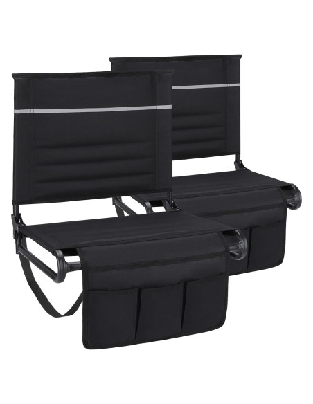 Asientos de Estadio Dodometrek con Respaldo y Cojín - 2 Pcs