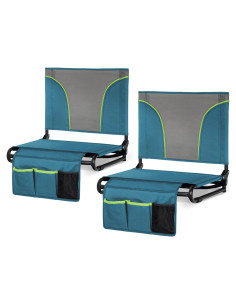 Silla de Estadio Plegable GREEN PARTY Extra Ancha 50.8 cm