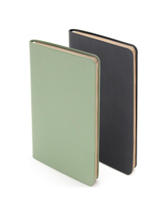 Cuadernos A6 de Tapa Blanda WETLOTE 2 Pack Negro Verde