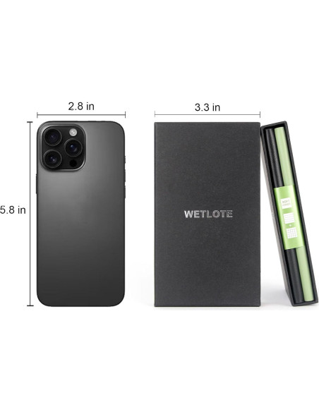 Cuadernos A6 de Tapa Blanda WETLOTE 2 Pack Negro Verde