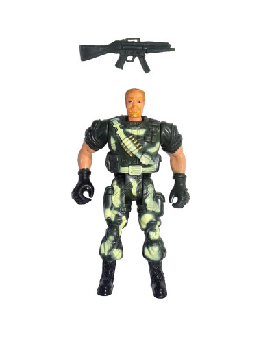 Soldados de Juguete Hunson 12.7 cm 4 Pcs Ejército SWAT