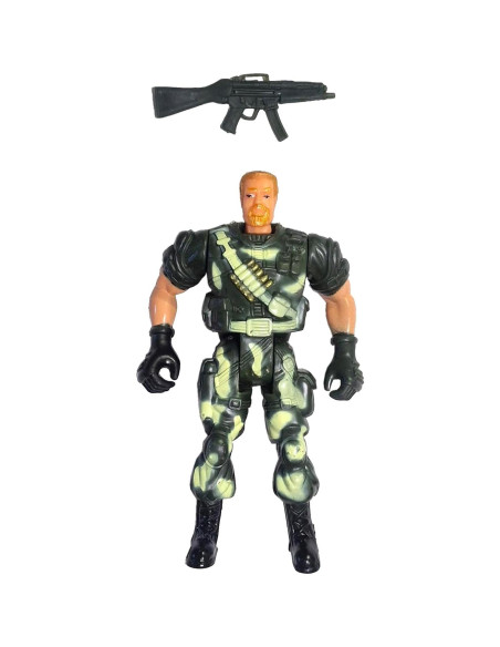 Soldados de Juguete Hunson 12.7 cm 4 Pcs Ejército SWAT Soldados de Juguete Hunson 12.7 cm 4 Pcs Ejército SWAT