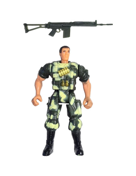 Soldados de Juguete Hunson 12.7 cm 4 Pcs Ejército SWAT Soldados de Juguete Hunson 12.7 cm 4 Pcs Ejército SWAT