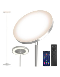 Lámpara de Pie LED RGB Keepsmile 36W Control Remoto 175cm