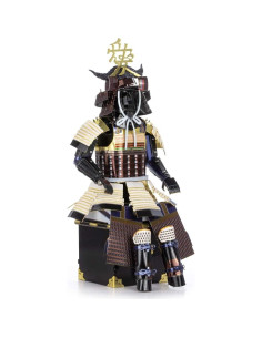 Kit de Modelo 3D Metal Tierra Armadura Samurai Naoe Kanetsugu 2