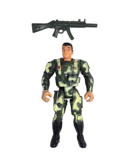 Soldados de Juguete Hunson 12.7 cm 4 Pcs Ejército SWAT Soldados de Juguete Hunson 12.7 cm 4 Pcs Ejército SWAT