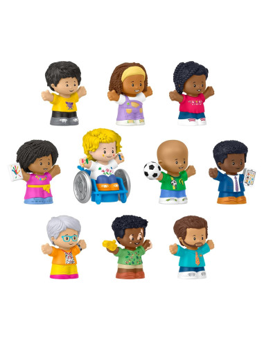 Conjunto de Figuras de Aula Fisher-Price 10 Piezas 1+ Años