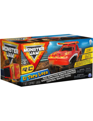 Camión Monster Truck RC El Toro Loco Spin Master 1:24
