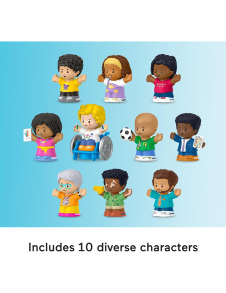 Conjunto de Figuras de Aula Fisher-Price 10 Piezas 1+ Años