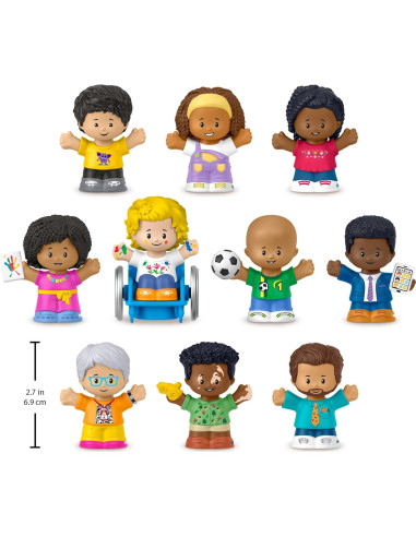 Conjunto de Figuras de Aula Fisher-Price 10 Piezas 1+ Años