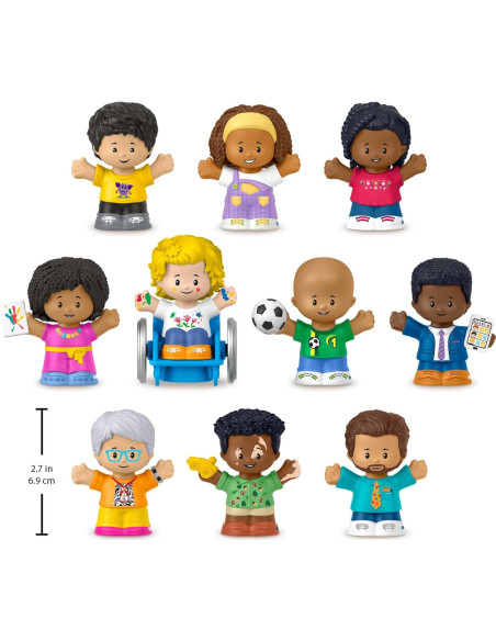 Conjunto de Figuras de Aula Fisher-Price 10 Piezas 1+ Años