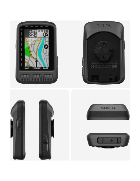 Funda de Silicona TUSITA para Wahoo ELEMNT ROAM V2 - Protección Completa