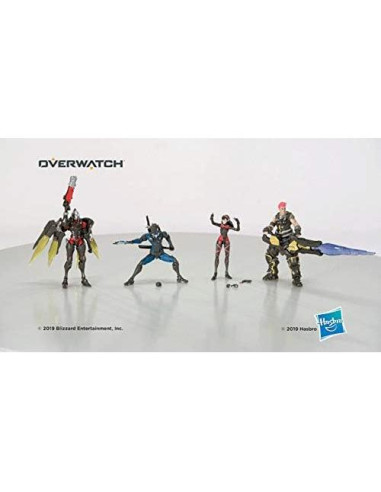 Figuras de Acción Overwatch Ultimates 4-Pack Hasbro 15 cm