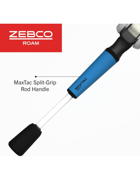 Combo de Caña de Pesca Zebco Roam 6.6' y Carrete Baitcast