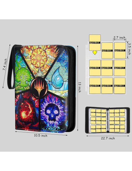 Carpeta de Cartas EYEGLEAM 40 Páginas 720 Cartas Colorida Carpeta de Cartas EYEGLEAM 40 Páginas 720 Cartas Colorida