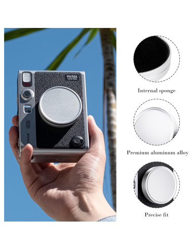 Accesorios Rieibi para Fujifilm Instax Mini EVO - Tapa de Lente y Protector LCD
