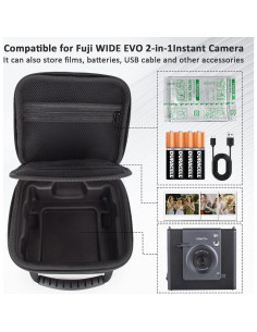 Funda Protectora MUZIRI KINOKOO para Cámara Instax WIDE EVO 2