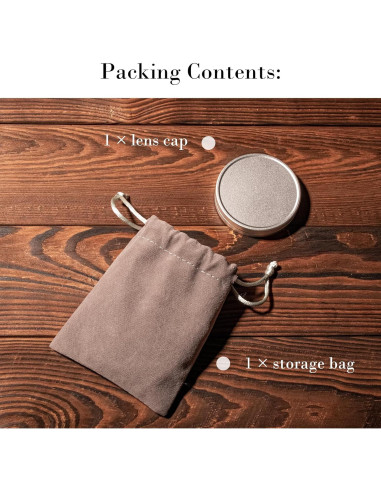 Accesorios Rieibi para Fujifilm Instax Mini EVO - Tapa de Lente y Protector LCD