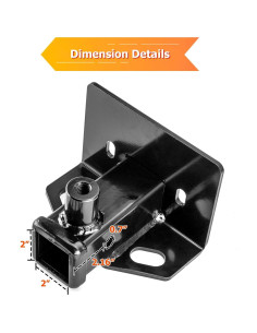 Enganche Trasero Clase 3 WeiSen 2" para Dodge Dakota 2005-2010 y Mitsubishi Raider 2006-2009 2