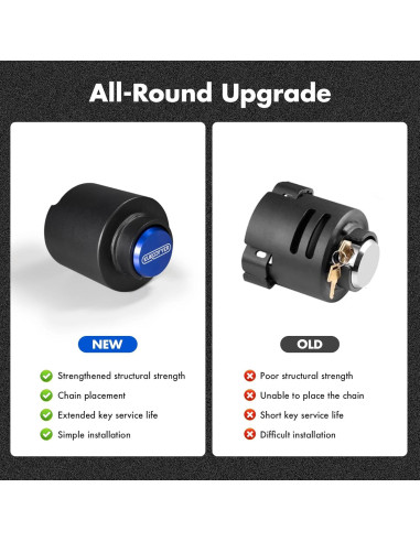 Candado de Remolque Kukoofyer TCS-1 Acero Alta Resistencia