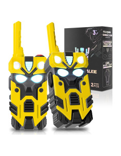 Walkie Talkies Robot Hornet para Niños 2 Pack - Rango 762m
