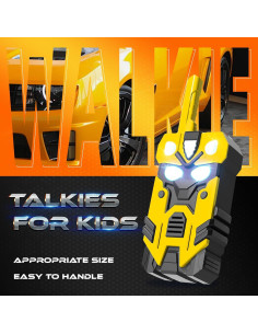 Walkie Talkies Robot Hornet para Niños 2 Pack - Rango 762m 2