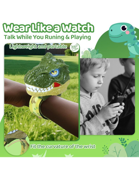 Walkie Talkies de Dinosaurio Vvinca para Niños 3-12 Años