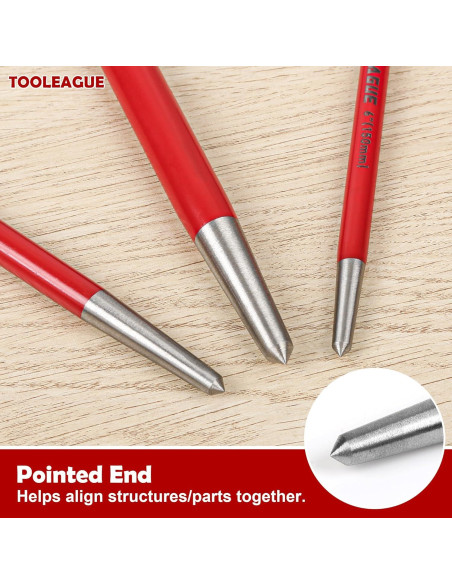 Juego de 3 Palancas de Cabeza Rodante TOOLEAGUE 15.24cm 30.48cm 40.64cm