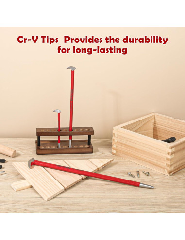 Juego de 3 Palancas de Cabeza Rodante TOOLEAGUE 15.24cm 30.48cm 40.64cm