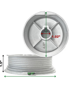 Tambores de Cable Blesseras para Puerta de Garaje 400-8 2