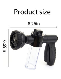 Pistola de Espuma BELOMI para Lavado de Autos 8 Patrones 2