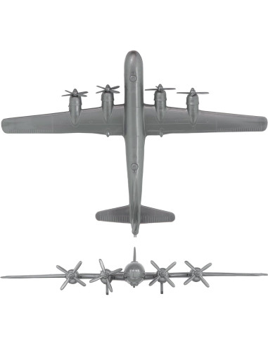 Avión de Juguete TimMee B-29 Superfortress Gris 24.77cm