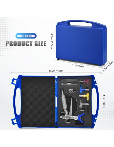 Kit de Pistola Pulverizadora Sin Aire Dent-de-lion 13 Piezas