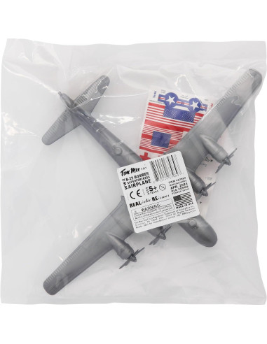 Avión de Juguete TimMee B-29 Superfortress Gris 24.77cm