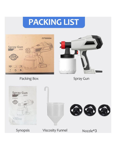 Pistola de Spray Eléctrica Buumin W136GT9238615C 700ml