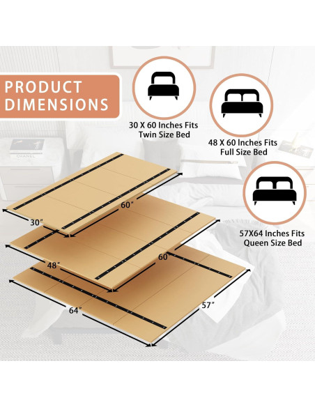 Caja Plegable para Cama Imperius Bunkie Twin 152.4x76.2 cm